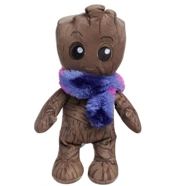 Peluche Marvel jeune Groot Marron Avec Echarpe 32 CM Doudou Super Hero Enfant Set DC 1 Carte offerte Cdiscount Jeux Jouets