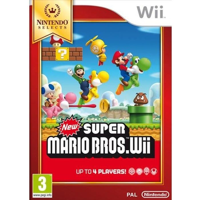 Jeu Vidéo - Nintendo - New Super Mario Bros - Aventure - Wii - En Boîte