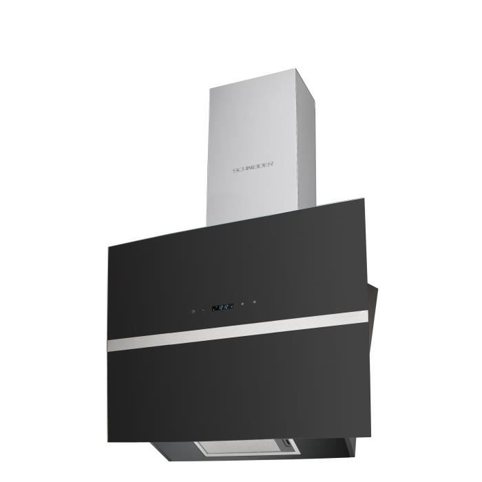 Hotte Aspirante Schneider S4 60 A Btz Noir Avec Extraction Des Bords Hotte 60 Cm Hotte Inclinee Led Minuterie Horloge Achat Vente Hotte Cdiscount