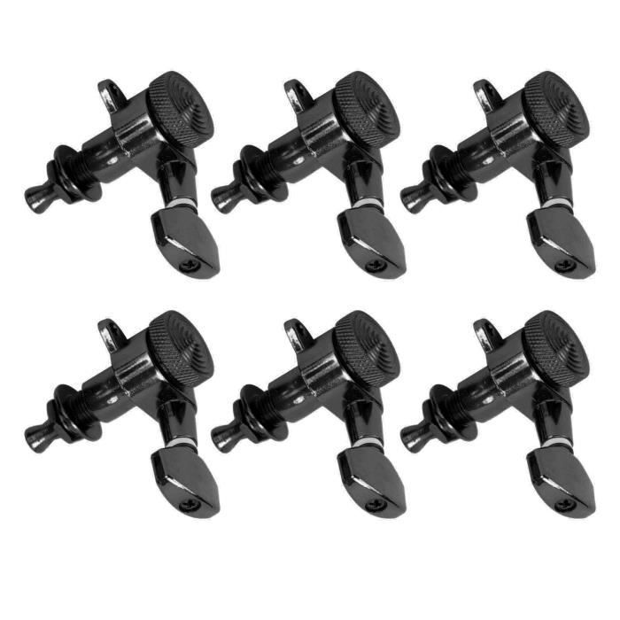 Lot De 2 Verrous De Sangle Guitare En Métal Avec Rondelles Silicone – Fixation Sécurisée Pour Guitare, Basse, Acoustique