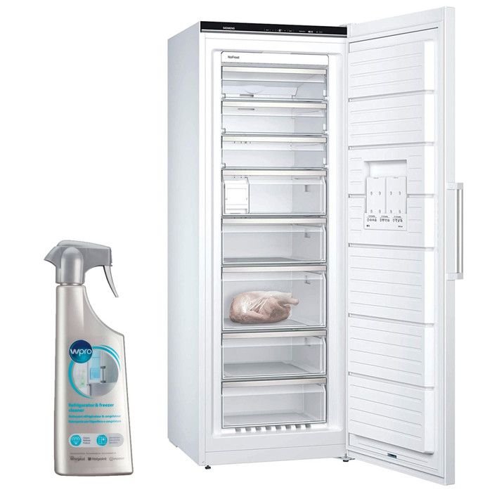 Congélateur armoire vertical blanc froid statique 82l autonomie