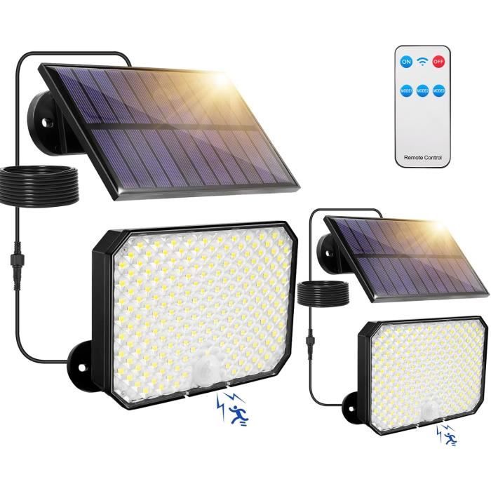 Projecteur LED Extérieur Viugreum 200W Blanc Froid Avec Détecteur De Mouvement Et Télécommande – 20000 Lumen