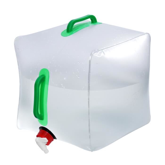 Bidon D'eau 5l AUNHOKE Bidon Eau 5L/10L, Bidon à Eau Pliable Avec Couvercle, Sac D'eau Pliable, Poche D'eau Portable, Conteneur D'eau, Reservoir Eau Pour Camping Randonnée Pique-Nique, Barbecue Jerrican Pliable
