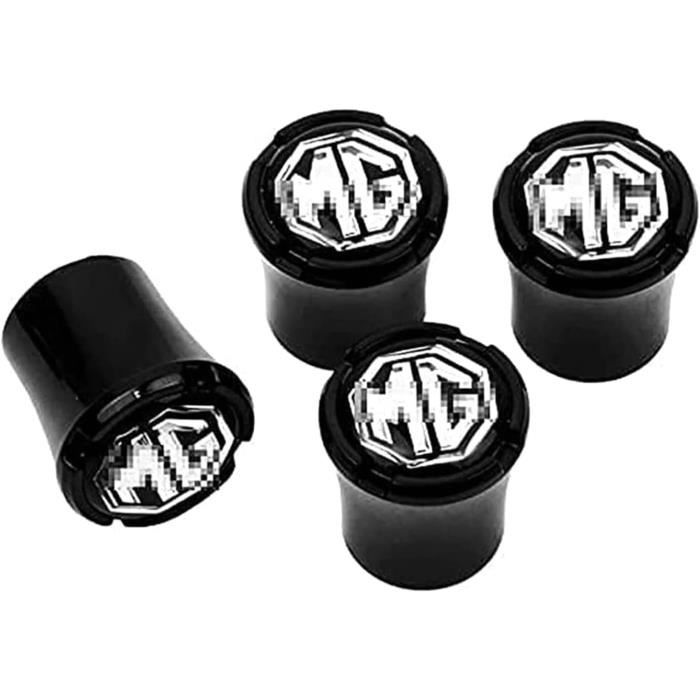 Bouchons De Valve Pneu Aluminium (4 Pcs) - Pour Peugeot 207, étanches, Avec Joint, Rouge