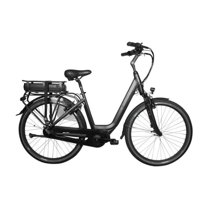 Velo de ville electrique Diamond F couleur gris anthracite taille M Cdiscount Sport