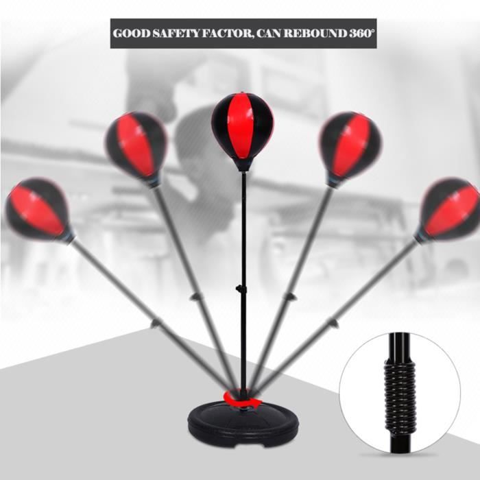 Punching Ball De Vitesse -Sac De Frappe -Réglable Avec Gants De Boxe Set Base De Pied Pour Enfants Pompe A Main Sec 96389909 Punching Ball De Vitesse -Sac De Frappe -Réglable Avec Gants De Boxe Set Base De Pied Pour Enfants Pompe A Main Sec 96389909