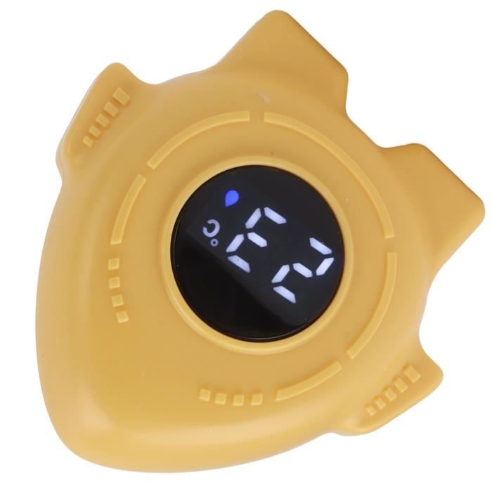 Thermomètre De Bain Bébé Numérique LED - Étanche, Affichage Couleur (Vert/Jaune/Rouge) - Pour Baignoire, Piscine Bébé