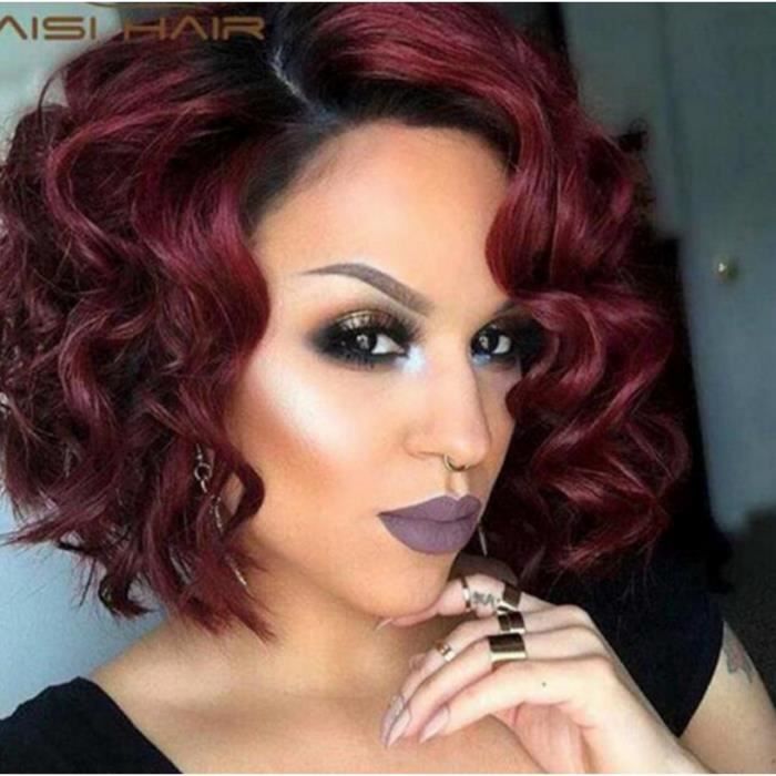 perruque cheveux rouge