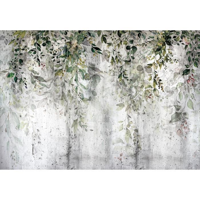 Tableau Zen Mural Arbre Veilleur des Monts Rouge et Lune | Walensky