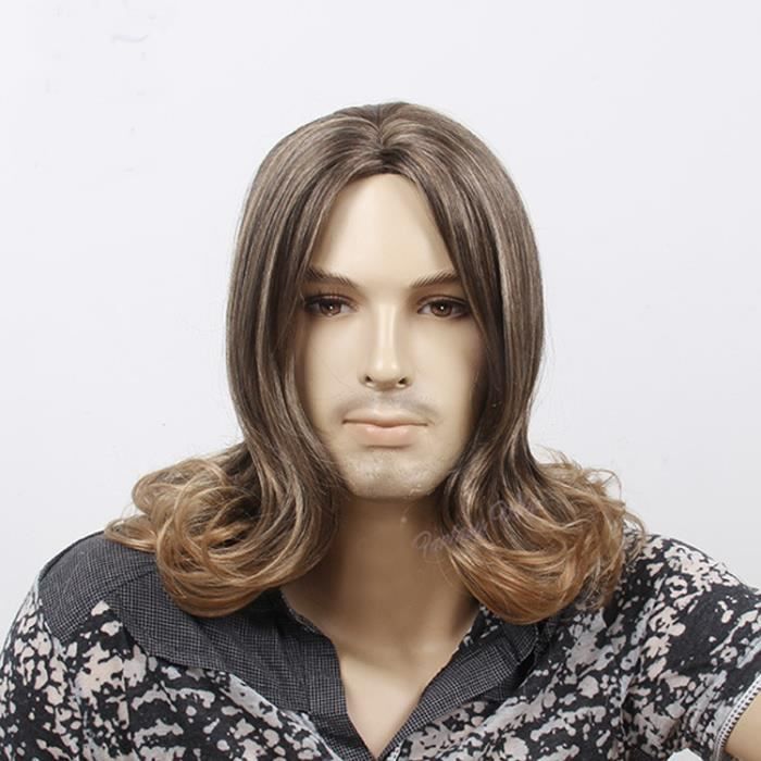 Wigaga Perruque Faux Cheveux Naturel Longue Pour Homme Postiche D Art Mode Achat Vente Perruque Postiche Wigaga Perruque Faux Cheveu Cdiscount