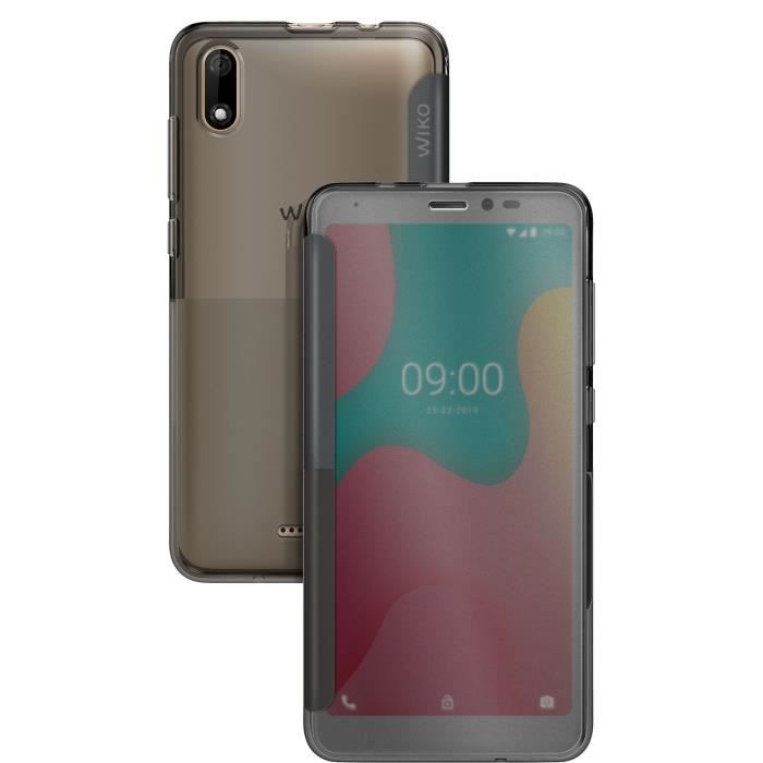 WIKO Etui Folio Easy Grise pour Wiko Y60