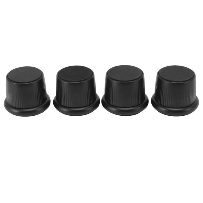 Lot De 100 Fermoirs En Silicone Pour Cordon De Masque - Réglables Et Antidérapants - 9.5mm Noir