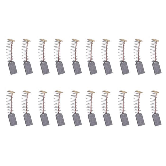 Lot De 10 Balais Charbon 6 X 8 X 20 Mm - Pour Moteurs électriques, Outils, Aspirateurs - Neuf