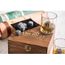 Deluxe Ensemble de Cadeaux Whisky Pierres 8 Glacon Granit Whiskey Rocks Coffret en bois artisanal avec un 2 verres à whiskey Soyez différent lors du choix d’un cadeau Whisky Stones Gift Set 