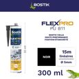 Mastic Colle polyuréthane BOSTIK Flexpro PU 811 Haute Performance Intérieur et Extérieur - Noir - Cartouche 300ml-1