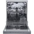 Lave-vaisselle pose libre BRANDT LVC137S - Induction - 13 couverts - L60cm - 47dB - Argent-1