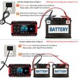 Chargeur de Batterie de Voiture,désulfateur de Maintenance de Batterie-1