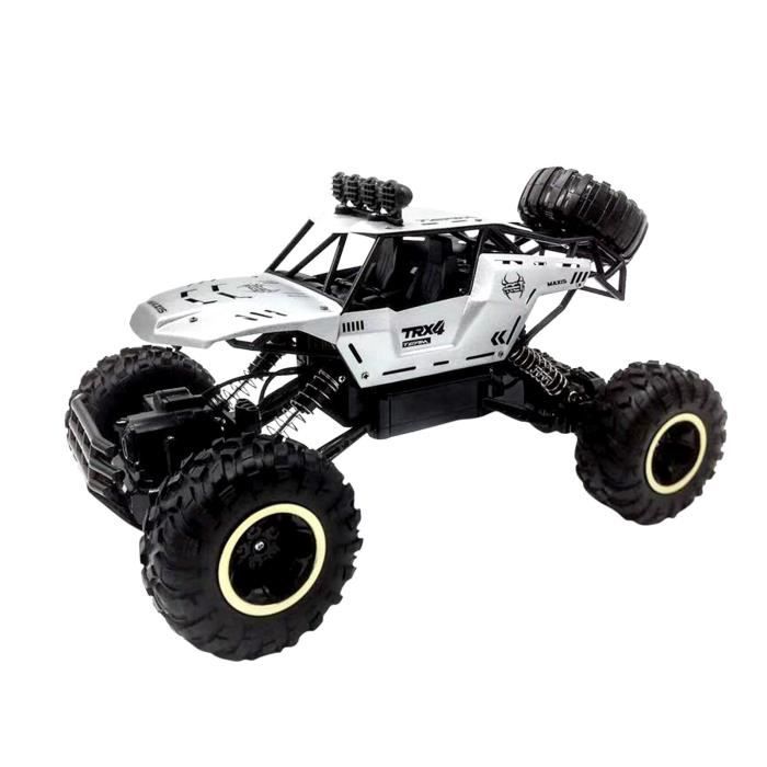 Voiture télécommandée 4X4 Rc Crawler étanche haute vitesse pour enfants et adultes - Jaune