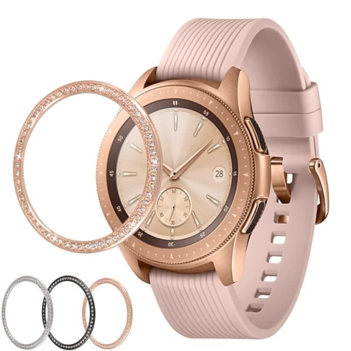 Couvercle de bague de lunette pour Samsung Gear S3 Frontier Galaxy Watch 46mm 42mm Gear S2 Classic etui de P black 46mm CZ6083 Achat vente bracelet de montre Cdiscount