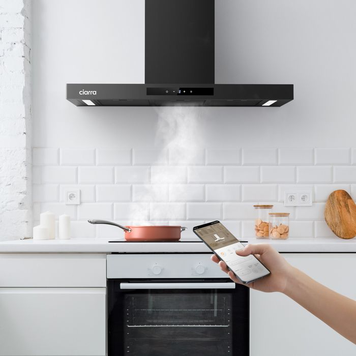 Teka DG3 985 Hotte îlot 90 cm A Verre/Inox