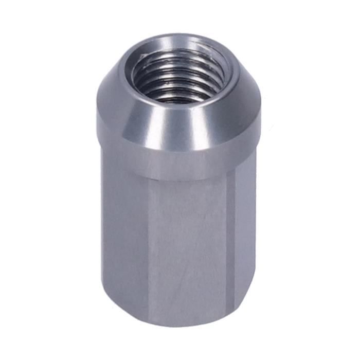 Écrous De Roue 20 Pièces M14x1.5 - 7075-T6 Aluminium 2 Pouces, Noirs, Avec Outil