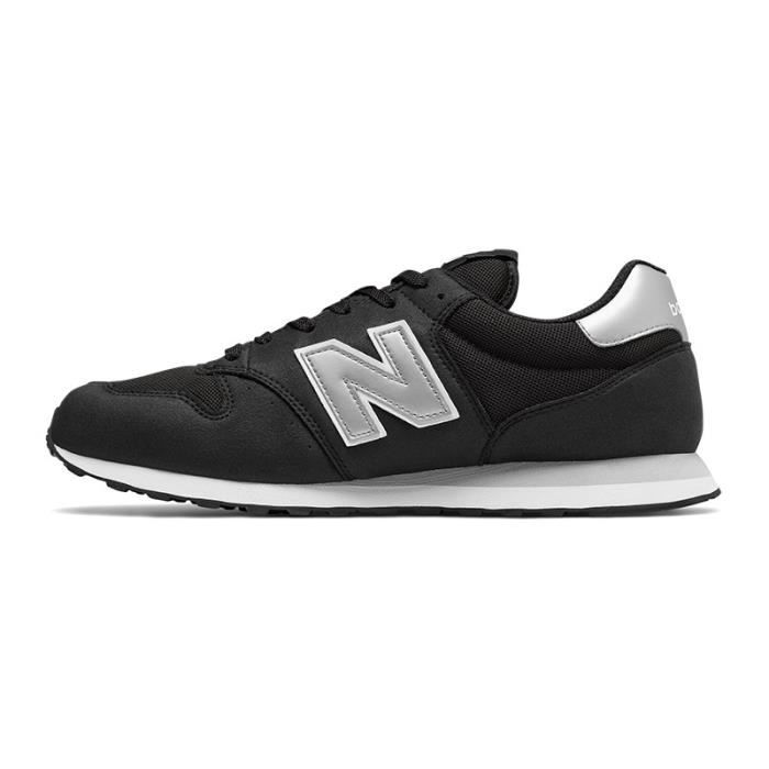Baskets New Balance GM 500 Homme Blanc Textile Lacets Blanc Cdiscount Chaussures