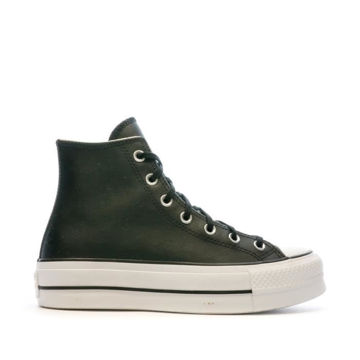 Converse noire plateforme cheap