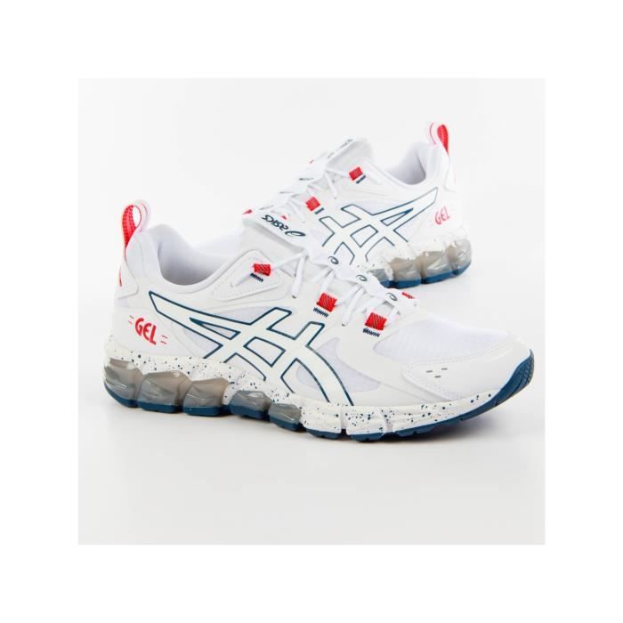 Basket Asics Homme Gel Quantum 180 Blanc Synthetique Blanc Cdiscount Chaussures