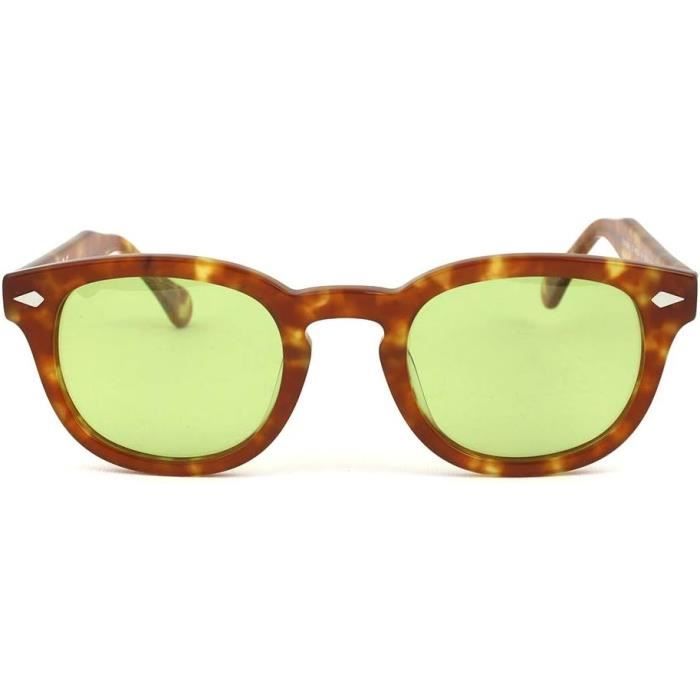 Lunettes De SOLEIL soleil LOVERS vintage rétro polarisée brun tortue vert 8039 e