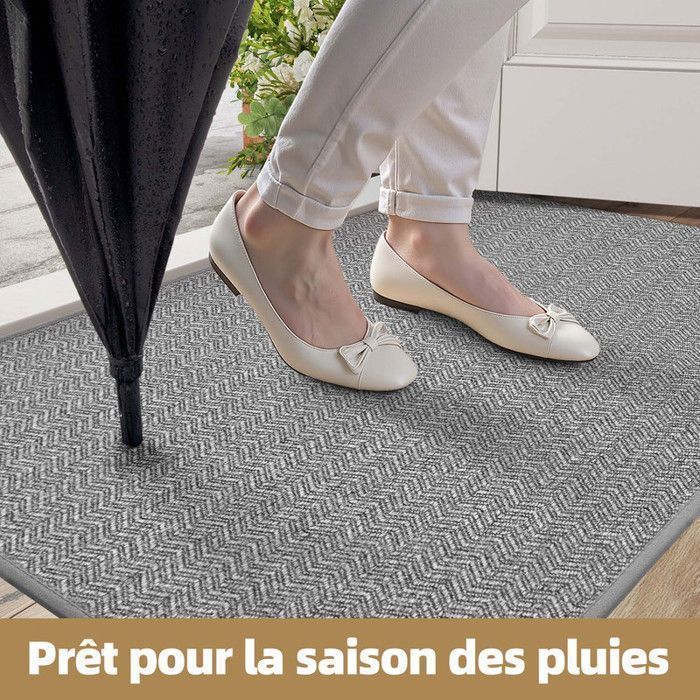 COLOR&GEOMETRY Paillasson d'Entree Interieur et Extérieur 60x90cm, Antidérapant Paillasson Intérieur Lavable en Machine, Tapis de Porte Absorbant pour Intérieur, Extérieur, Entrée, Couloir - Marron COLOR&GEOMETRY Paillasson d'Entree Interieur et Extérieur 60x90cm, Antidérapant Paillasson Intérieur Lavable en Machine, Tapis de Porte Absorbant pour Intérieur, Extérieur, Entrée, Couloir - Marron