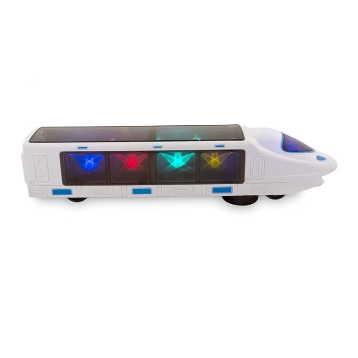 Sharplace – Train électrique Grande Vitesse Avec Son Et Lumières, Roues Omnidirectionnelles, Verrouillage à Boucle, 66 Cm, Pour Enfants Dès 3 Ans !