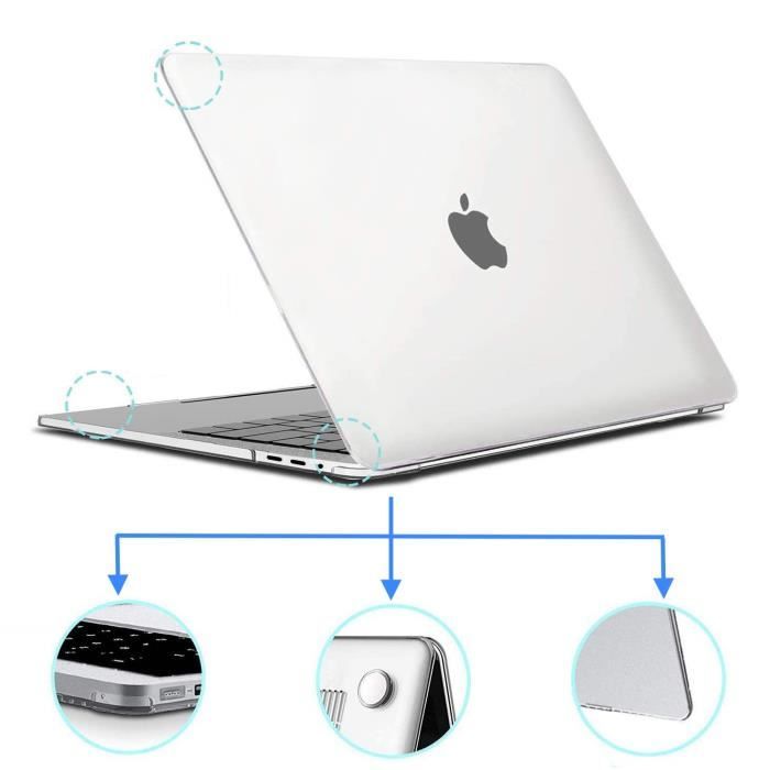 Coque MacBook Air 15 minimaliste Pro 13 15 16 Coque rigide Kitty Mac Coque  MacBook Pro 13 pouces Peeking Cat Retina Coque MacBook 12 A2338 2020 -   France