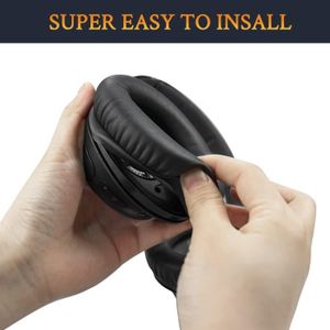 Kwmobile Housse Pour Arceau De Casque - Compatible Avec AudioTechnica ATH SR5BT / SR5