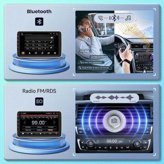 Podofo 1Din Autoradio mit A-pple Carplay & Android Auto,5 Zoll Bildschirm mit Bluetooth Podofo 1Din Autoradio mit A-pple Carplay & Android Auto,5 Zoll Bildschirm mit Bluetooth