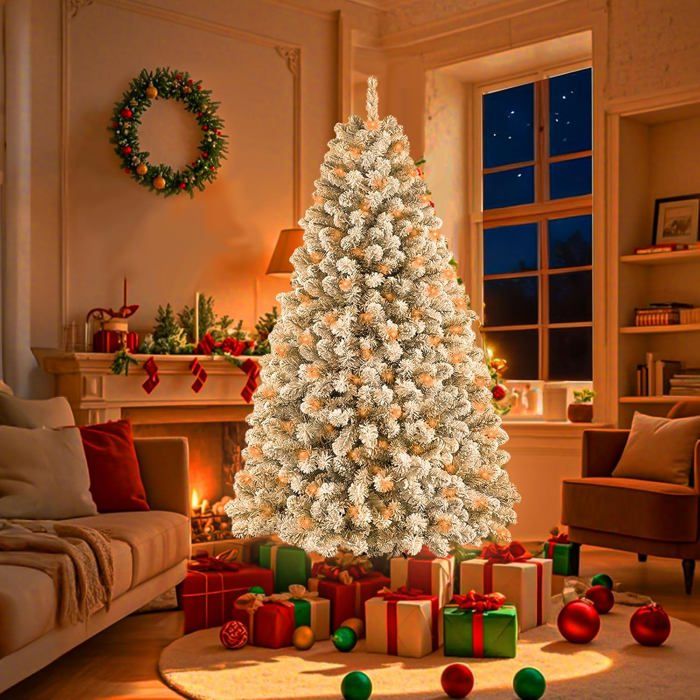 Sapin De Nol Artificiel De Luxe Lumineux