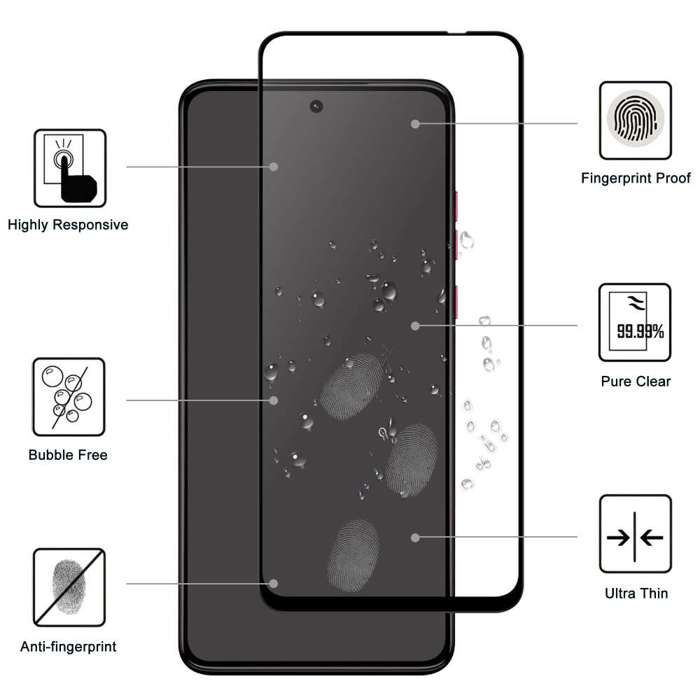 Lot De 2 Films De Protection En Verre Trempé Pour Motorola Moto G84 5G - Transparent - Double Couche - Neuf
