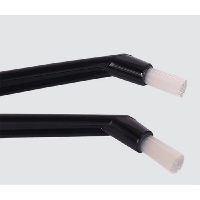 Lot De 2 Brosses De Nettoyage Pour Machine à Café - Tête Inclinée, Poils En Nylon, Poignée Alimentaire, ~12 Cm