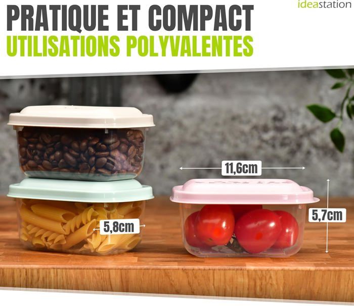 TWBEST Boîte de Rangement Cuisine Lot de 16,Boîte de Conservation