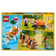 LEGO 31129 Creator 3-en-1 Sa Majesté le Tigre, Jouet et Figurine Animaux, se Transforme en Panda, et Poisson, Enfants Dès 9 Ans-5