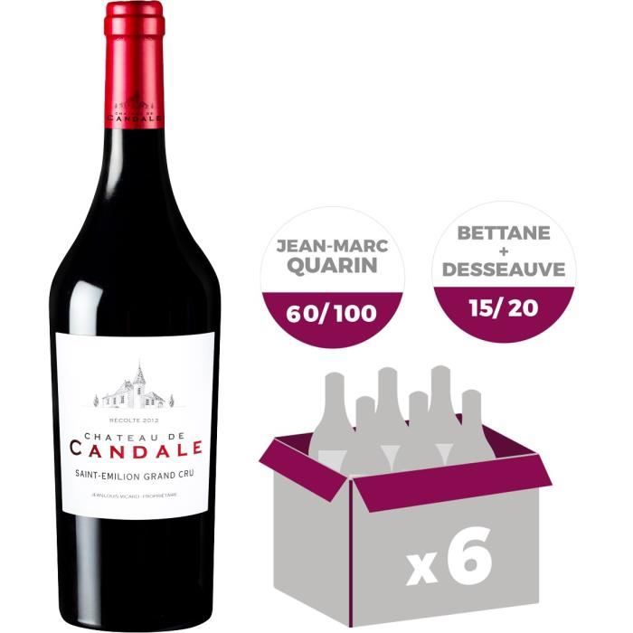 Château de Candale Saint Emilion Grand Cru 2012 - Vin rouge