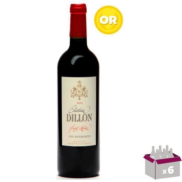 Château Dillon 2012 Haut Médoc - Vin rouge de Bordeaux x6