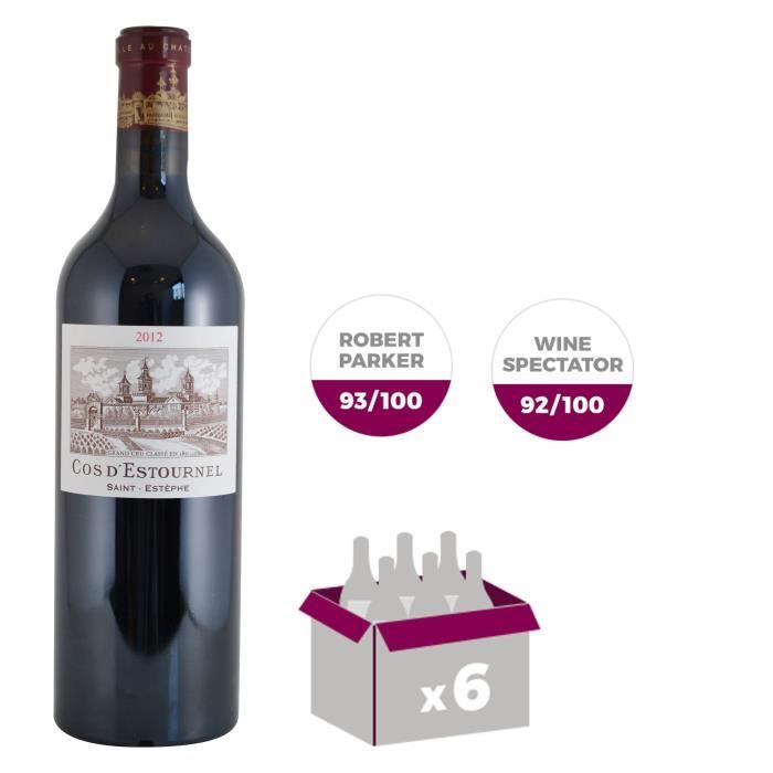 Cos d'Estournel 2012 Saint-Estèphe Grand Cru - Vin rouge de Bordeaux