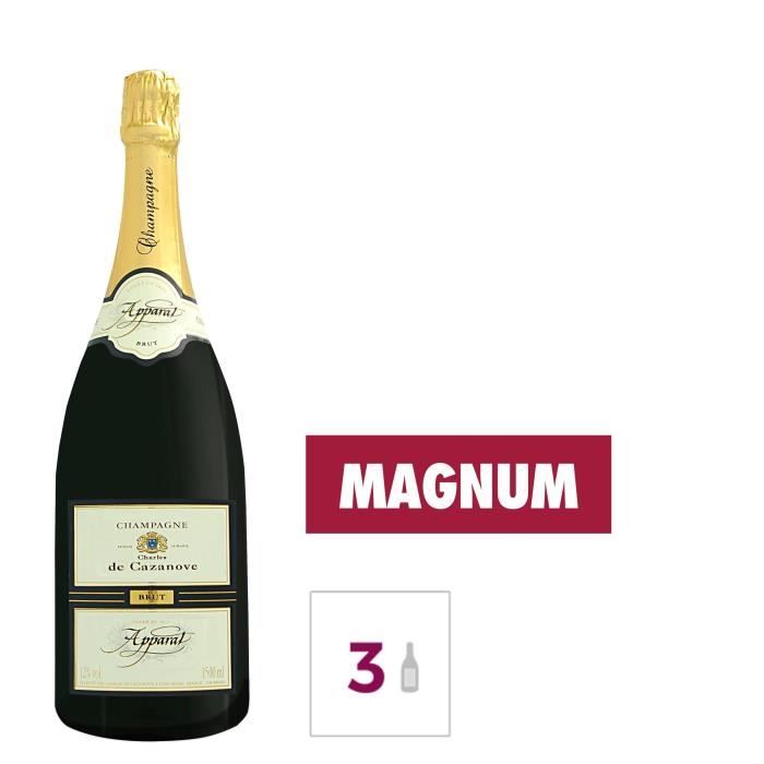 GH MARTEL De azanove Apparat Champagne Brut - Blanc - 1,5 l x 3