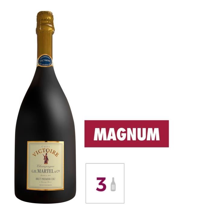 GH MARTEL Victoire 1er Cru Champagne Brut - Blanc - 1,5 l x 3