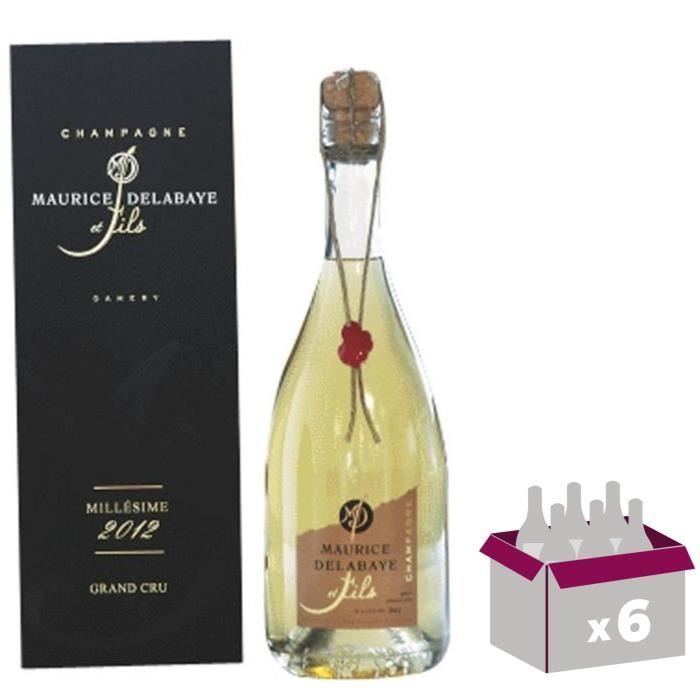MAURICE DELABAYE & FILS 2012 Supreme Vintage Champagne - Brut - 75 cl x 6