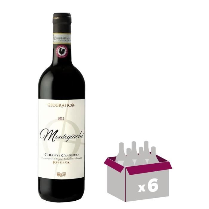 MONTEGIACHI GEOGRAFICO 2012 Chianti Classico Riserva Montegiachi Vin d'Italie - Rouge - 6x 75 cl