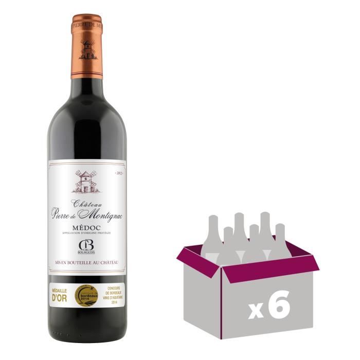 Château Pierre de Montignac 2012 Médoc Cru Bourgeois - Vin rouge de Bordeaux