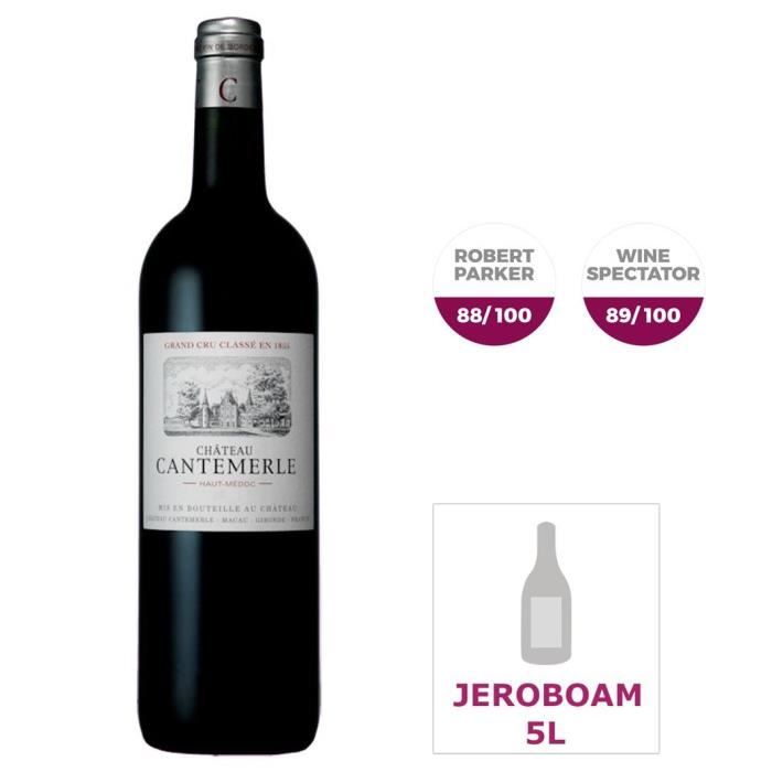 Jéroboam Château Cantemerle 2012 Haut-Médoc Grand Cru - Vin rouge de Bordeaux