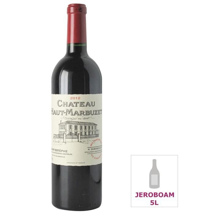Jéroboam Château Haut-Marbuzet 2012 Saint-Estèphe - Vin rouge de Bordeaux