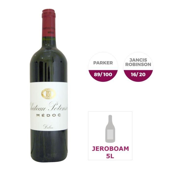 Jéroboam Château Potensac 2012 Médoc - Vin rouge de Bordeaux